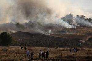 MEDIO ORIENTE-CISJORDANIA-NAPLUSA-INCENDIO-DAÑOS