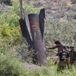 MEDIO ORIENTE-CISJORDANIA-SALFIT-RESTOS DE UN MISIL