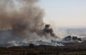MEDIO ORIENTE-CISJORDANIA-NAPLUSA-INCENDIO-DAÑOS