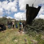 MEDIO ORIENTE-CISJORDANIA-SALFIT-RESTOS DE UN MISIL