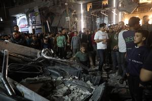 MEDIO ORIENTE-CIUDAD DE GAZA-ATAQUE AEREO