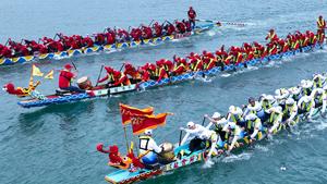 CHINA-FUJIAN-FUZHOU-CARRERAS DE BOTES DEL DRAGON