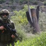 MEDIO ORIENTE-CISJORDANIA-SALFIT-RESTOS DE UN MISIL