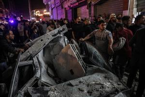 MEDIO ORIENTE-CIUDAD DE GAZA-ATAQUE AEREO