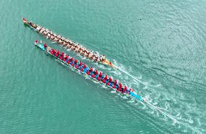 CHINA-FUJIAN-FUZHOU-CARRERAS DE BOTES DEL DRAGON