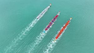 CHINA-FUJIAN-FUZHOU-CARRERAS DE BOTES DEL DRAGON