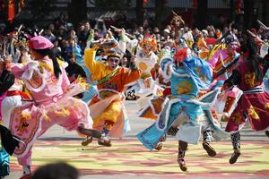 CHINA-AÑO NUEVO CHINO-DANZA YINGGE