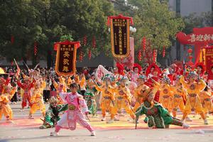 CHINA-AÑO NUEVO CHINO-DANZA YINGGE