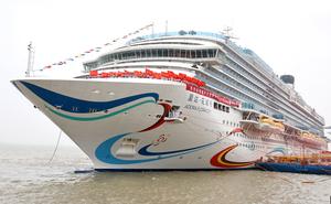 CHINA-SHANGHAI-GRAN CRUCERO-PRUEBA DE MAR-FINALIZACION