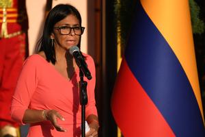 VENEZUELA-CARACAS-COLOMBIA-RODRIGUEZ-PETRO-CONFERENCIA DE PRENSA