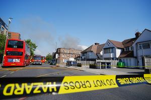 REINO UNIDO-LONDRES-GOLDERS GREEN-INCENDIO