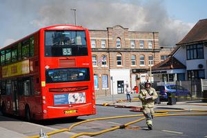REINO UNIDO-LONDRES-GOLDERS GREEN-INCENDIO