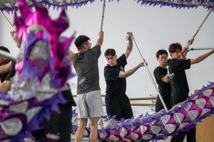 CHINA-WUHAN-BRASIL-DANZA DEL DRAGON-ENTRENADOR BRASILEÑO
