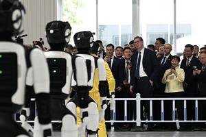 CHINA-ZHEJIANG-JIAXING-PRESIDENTE SERBIO-VUCIC-VISITA