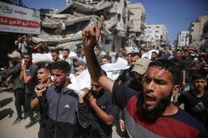 MEDIO ORIENTE-CIUDAD DE GAZA-HAMAS-COMANDANTE-FUNERAL