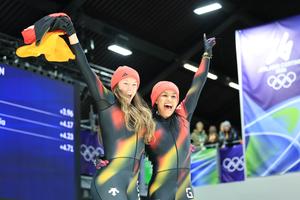 ITALIA-CORTINA D'AMPEZZO-JUEGOS OLIMPICOS DE INVIERNO-BOBSLEIGH DOBLE FEMENINO
