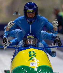 ITALIA-CORTINA D'AMPEZZO-JUEGOS OLIMPICOS DE INVIERNO-BOBSLEIGH CUADRUPLE MASCULINO
