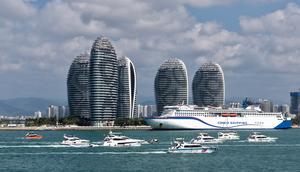CHINA-HAINAN-SANYA-TURISMO DE YATES