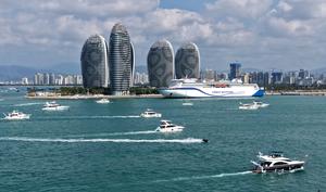 CHINA-HAINAN-SANYA-TURISMO DE YATES