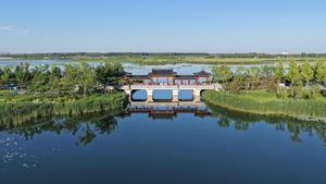 CHINA-HEBEI-XIONG'AN-PAISAJE DE PRINCIPIOS DE VERANO