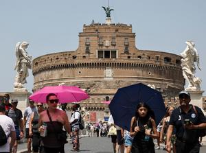 ITALIA-ROMA-OLA DE CALOR