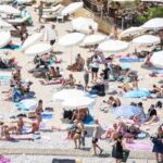 CROACIA-SPLIT-PLAYA-OLA DE CALOR