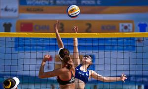 CHINA-HAINAN-SANYA-JUEGOS ASIATICOS DE PLAYA-VOLEIBOL DE PLAYA