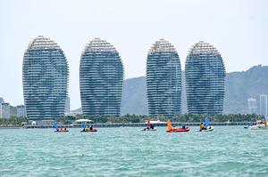 CHINA-HAINAN-SANYA-JUEGOS ASIATICOS DE PLAYA-NATACION EN AGUAS ABIERTAS-5KM FEMENINO