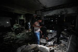 MEDIO ORIENTE-CIUDAD DE GAZA-ATAQUE AEREO