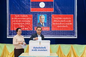 LAOS-VIENTIAN-ELECCIONES