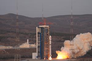 CHINA-SHANXI-TAIYUAN-SATELITES-LANZAMIENTO