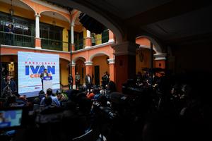 COLOMBIA-BOGOTA-ELECCIONES-IVAN CEPEDA-CONFERENCIA