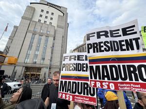 EEUU-NUEVA YORK-NICOLAS MADURO-JUICIO-PROTESTA