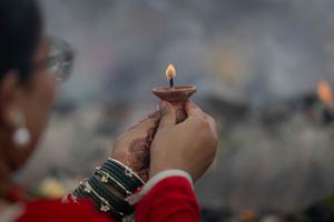 NEPAL-KATMANDU-MES SAGRADO DEL SHRAWAN