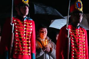 COLOMBIA-BOGOTA-ACCIDENTE-AVION MILITAR-HOMENAJE