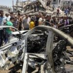 MEDIO ORIENTE-CIUDAD DE GAZA-ATAQUE CON DRON