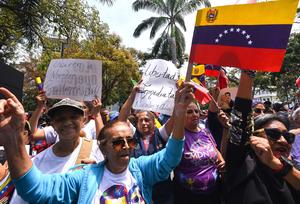 VENEZUELA-CARACAS-MADURO-CONCENTRACION