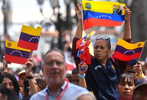 VENEZUELA-CARACAS-MADURO-CONCENTRACION