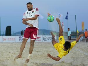 CHINA-HAINAN-SANYA-JUEGOS ASIATICOS DE PLAYA-FUTBOL DE PLAYA