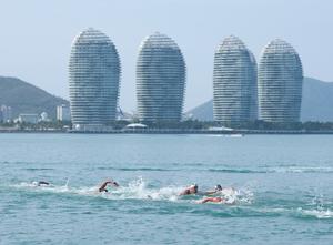 CHINA-HAINAN-SANYA-JUEGOS ASIATICOS DE PLAYA-NATACION EN AGUAS ABIERTAS