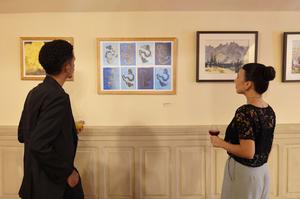 BRASIL-RIO DE JANEIRO-CHINA-EXPOSICION DE CALIGRAFIA Y PINTURA