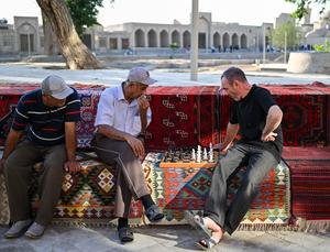UZBEKISTAN-BUKHARA-SITIOS HISTORICOS-VIDA COTIDIANA