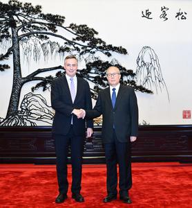CHINA-BEIJING-LI HONGZHONG-COMITE DE ASUNTOS EXTERIORES DEL PARLAMENTO EUROPEO-DELEGACION-REUNION