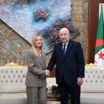 ARGELIA-ARGEL-PRESIDENTE-ITALIA-PRIMERA MINISTRA-REUNION