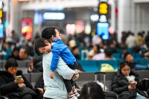 CHINA-VACACIONES POR EL AÑO NUEVO CHINO-FERROCARRIL-PICO DE VIAJES