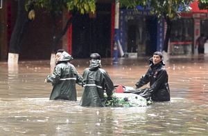 CHINA-GUANGXI-QINZHOU-FUERTES LLUVIAS