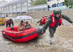 CHINA-GUANGXI-QINZHOU-FUERTES LLUVIAS