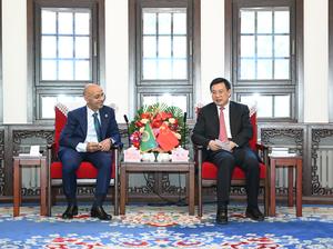 CHINA-BEIJING-XINHUA-FU HUA-LIGA ARABE-MISION EN BEIJING-FAHMY-REUNION