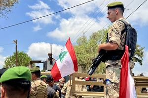 LIBANO-ZAWTAR AL-GHARBIYAH-DESPLIEGUE DEL EJERCITO LIBANES