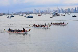 PANAMA-CIUDAD DE PANAMA-FESTIVAL DE BOTES DE DRAGON